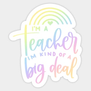 Funny/hilarious teacher quote Sticker